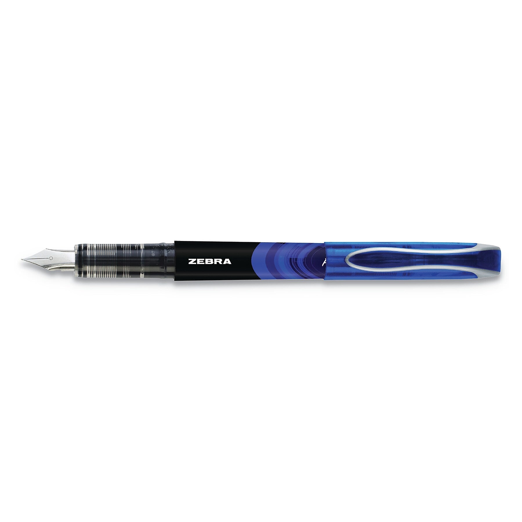 Zebra Fountain Pens, 0.6mm Nib, Assorted Inks, 7/Pack (48307)