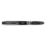 Zebra Fountain Pen, Fine 0.6mm, Black Ink/Barrel, Dozen (ZEB48310)