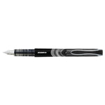Zebra Fountain Pen, Fine 0.6mm, Black Ink/Barrel, Dozen (ZEB48310)