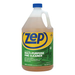 Zep Commercial Multi-Purpose Cleaner, Pine Scent, 1 gal, 4/Carton (ZPEZUMPP128CT)