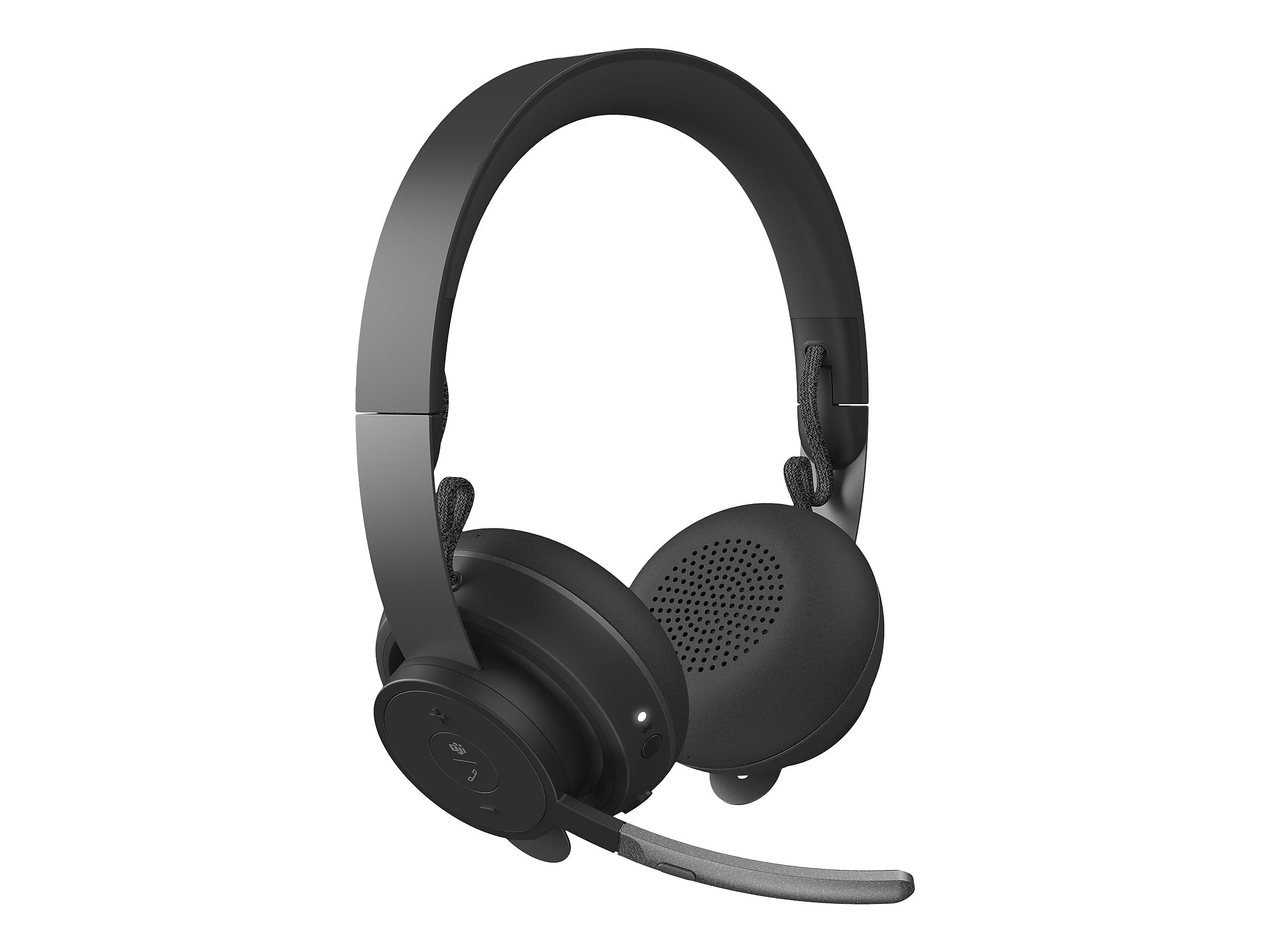 Logitech Zone Wireless Bluetooth Headset For Microsoft Teams Noise Canceling Stereo, Over-the-Head, Black (981000853)