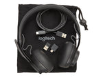 Logitech Zone Wireless Bluetooth Headset For Microsoft Teams Noise Canceling Stereo, Over-the-Head, Black (981000853)