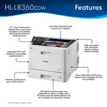 Brother HL-L8360CDW Wireless Color Laser Printer, Single-Function, Print