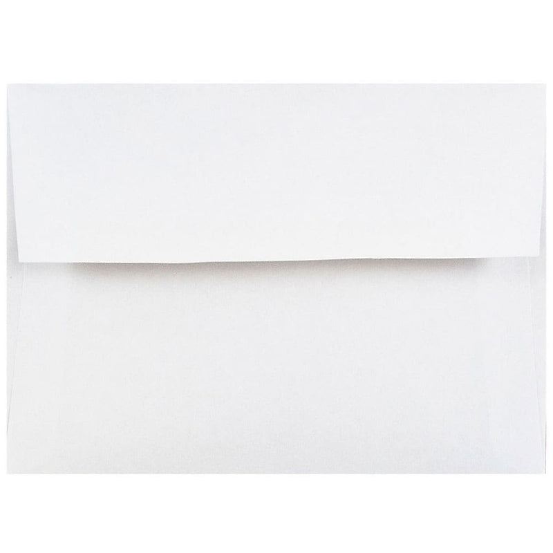 JAM Paper A2 Invitation Envelopes, 4.375 x 5.75, White, 25/Pack (MOOP6250LD)