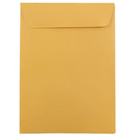 JAM Paper Open End Kraft Catalog Envelope, 5 1/2" x 7 1/2", Brown, 25/Pack (4101)