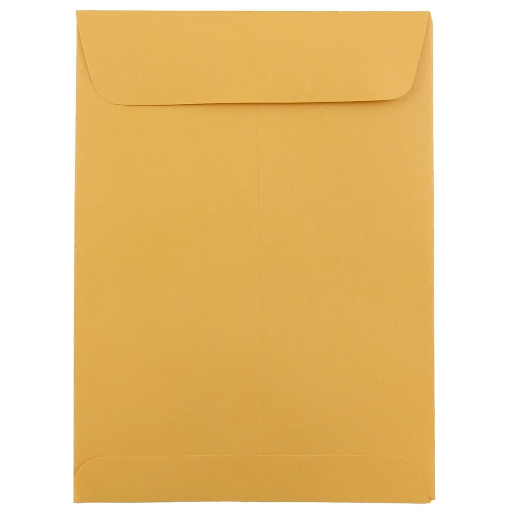 JAM Paper Open End Kraft Catalog Envelope, 5 1/2" x 7 1/2", Brown, 1000/Carton (4101B)