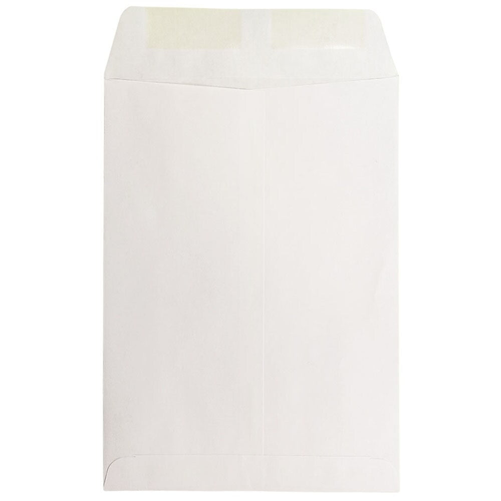 JAM Paper 7.5 x 10.5 Open End Catalog Envelopes, White, 25/Pack (4120)