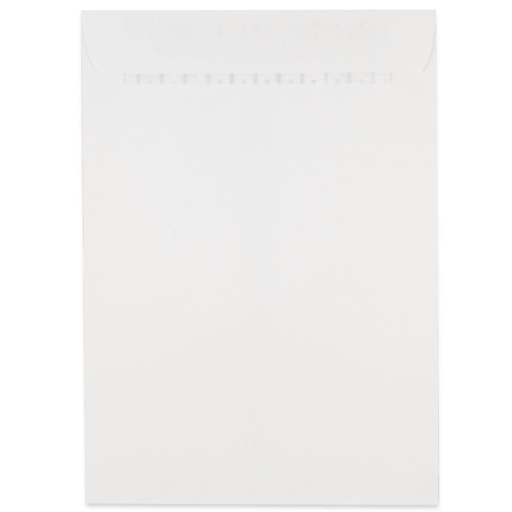 JAM Paper Peel & Seal Open End Open End Catalog Envelope, 7 1/2" x 10 1/2", White, 500/Pack (356828779)