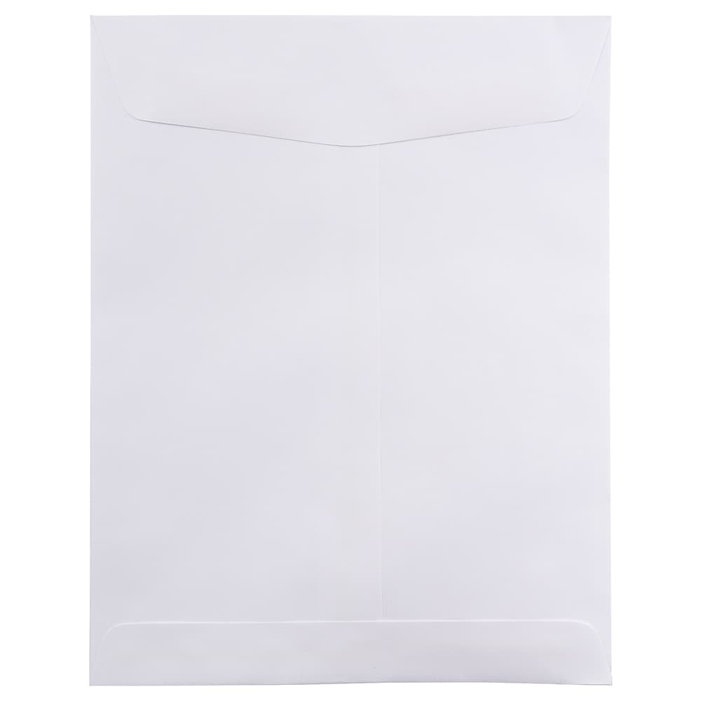 JAM PAPER Commercial Open End Catalog Envelopes, 8 3/4" x 11 1/4", White, 25/Pack (4126)