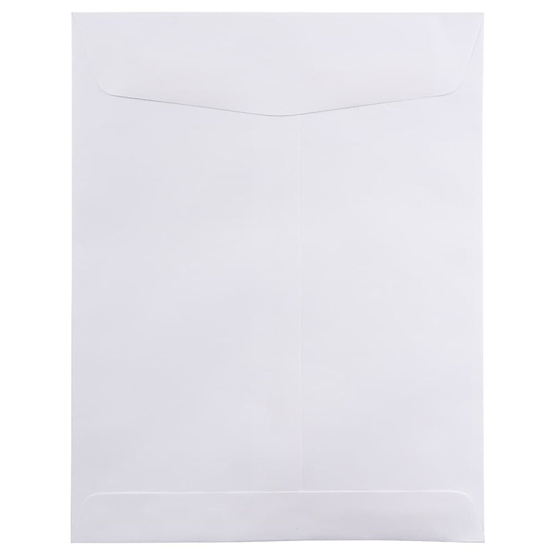 JAM PAPER Commercial Open End Catalog Envelopes, 8 3/4" x 11 1/4", White, 25/Pack (4126)
