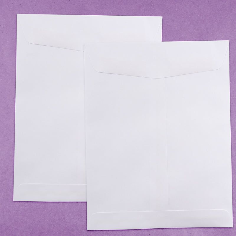 JAM Paper Open End Catalog Envelope, 8 3/4" x 11 1/4", White, 1000/Carton (4126B)