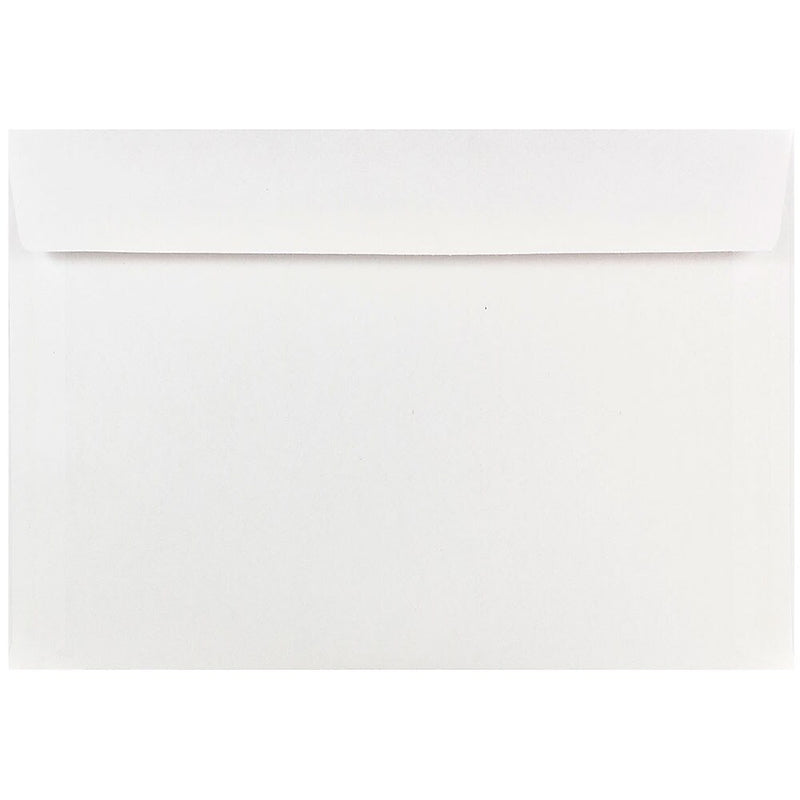 JAM Paper 7 x 10 Booklet Commercial Envelopes, White, 25/Pack (5528)