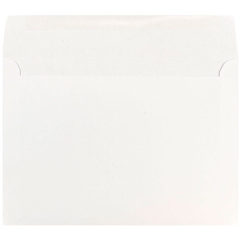 JAM Paper 7 x 10 Booklet Commercial Envelopes, White, 25/Pack (5528)