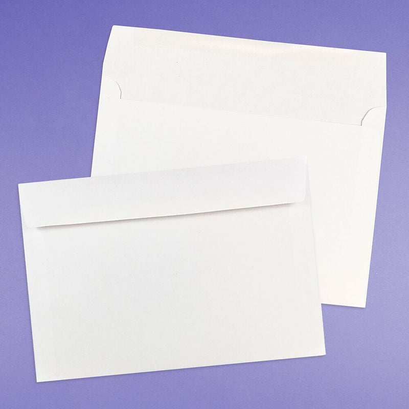 JAM Paper 7 x 10 Booklet Commercial Envelopes, White, 25/Pack (5528)