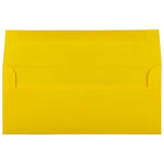 JAM Paper #10 Business Envelope, 4 1/8" x 9 1/2", Yellow, 25/Pack (15859)