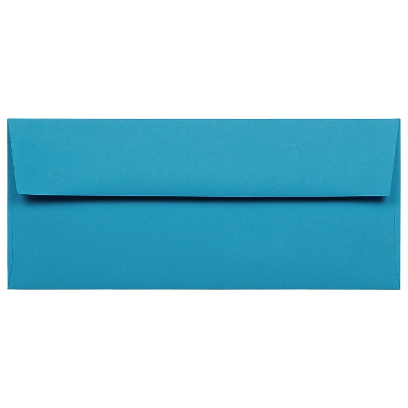 JAM Paper #10 Business Envelope, 4 1/8" x 9 1/2", Blue, 25/Pack (15861)