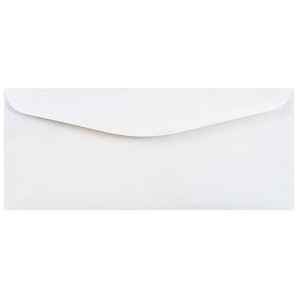 JAM Paper #12 Business Commercial Envelope, 4 3/4" x 11", White, 1000/Carton (45195B)