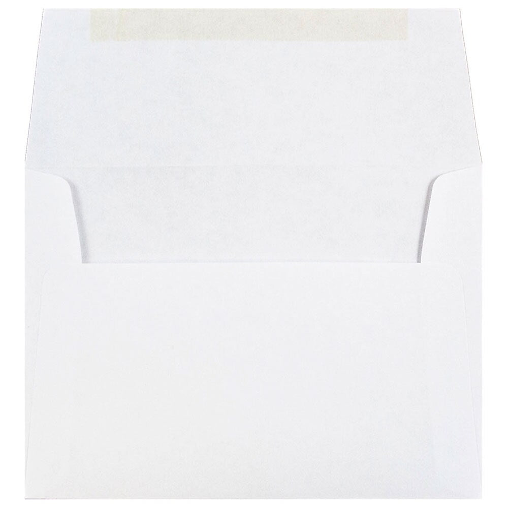 JAM Paper 4Bar A1 Invitation Envelopes, 3.625 x 5.125, White, Bulk 500/Box (47385c)