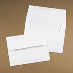 JAM Paper 4Bar A1 Invitation Envelopes, 3.625 x 5.125, White, Bulk 500/Box (47385c)
