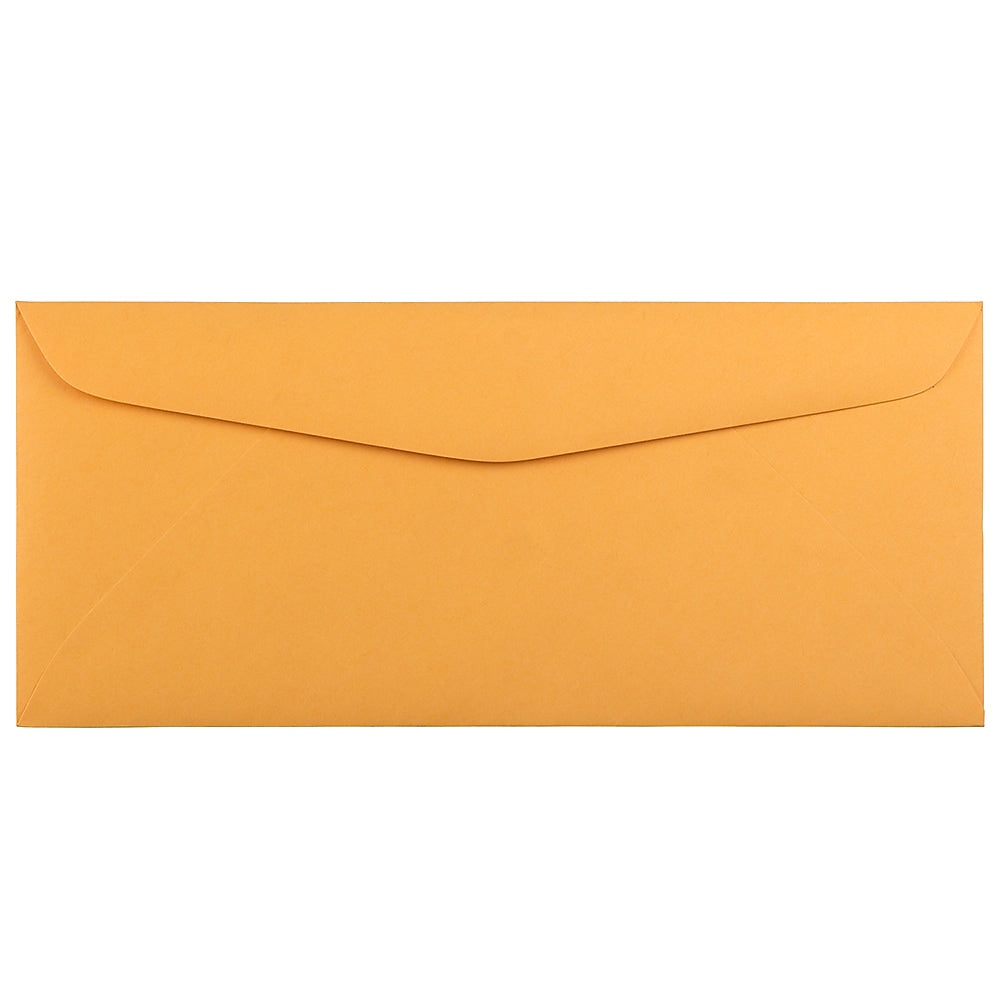 JAM Paper #12 Kraft Business Commercial Envelope, 4 3/4" x 11", Brown Kraft, 1000/Carton (80762B)
