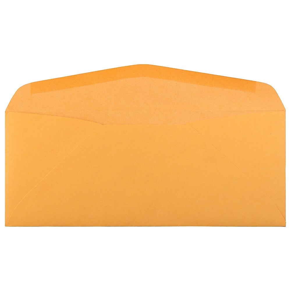 JAM Paper #12 Kraft Business Commercial Envelope, 4 3/4" x 11", Brown Kraft, 1000/Carton (80762B)
