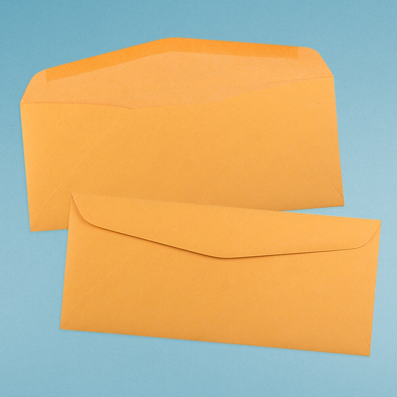 JAM Paper #12 Kraft Business Commercial Envelope, 4 3/4" x 11", Brown Kraft, 1000/Carton (80762B)
