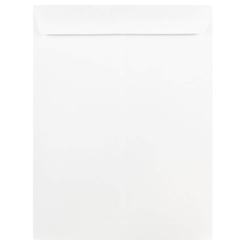 JAM Paper 9 x 12 Open End Catalog Envelopes, White, 25/Pack (1623197)
