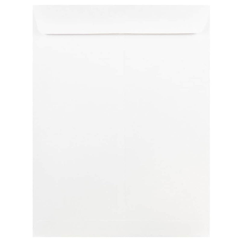 JAM Paper 9 x 12 Open End Catalog Envelopes, White, 25/Pack (1623197)