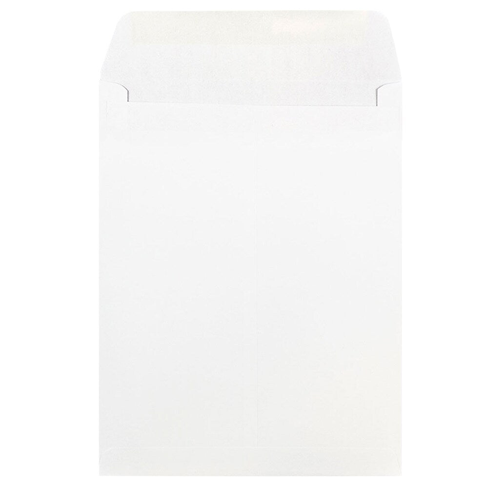 JAM Paper 9 x 12 Open End Catalog Envelopes, White, 25/Pack (1623197)