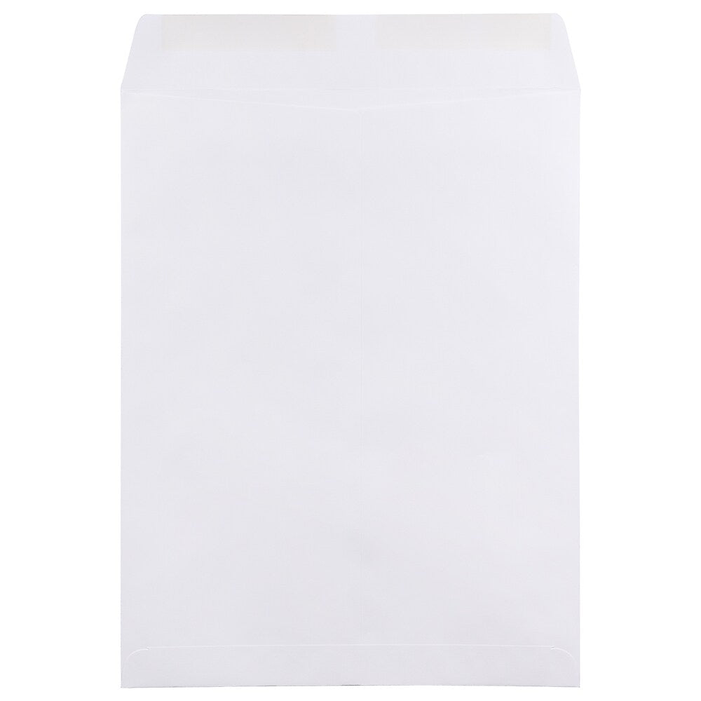 JAM Paper Open End #15 1/2 Catalog Envelope, 12" x 15 1/2", White, 25/Pack (1623202)