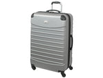 Geoffrey Beene 2-Piece Hardside Spinner Luggage Set, Silver (GB2758-2)
