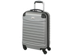 Geoffrey Beene 2-Piece Hardside Spinner Luggage Set, Silver (GB2758-2)