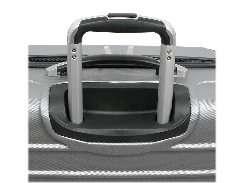 Geoffrey Beene 2-Piece Hardside Spinner Luggage Set, Silver (GB2758-2)