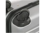 Geoffrey Beene 2-Piece Hardside Spinner Luggage Set, Silver (GB2758-2)