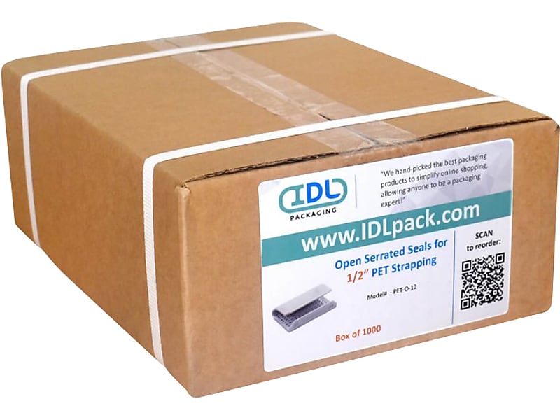 1/2" x 0.025" x 5800' Polyester Strapping Kit, 16" x 6" Core, Hand Grade (B.PSK.12.5800)
