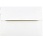 JAM Paper A2 Strathmore Invitation Envelopes, 4.375 x 5.75, Bright White Wove, 25/Pack (191151)