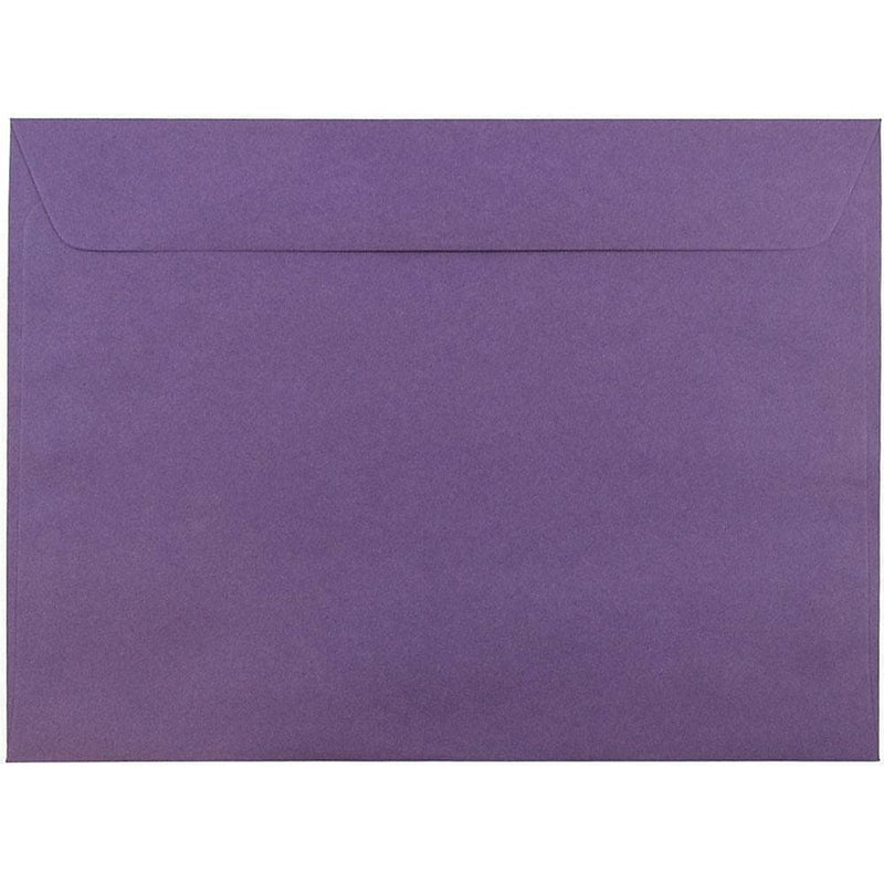 JAM Paper 9 x 12 Booklet Envelopes, Dark Purple, 25/Pack (572312532)