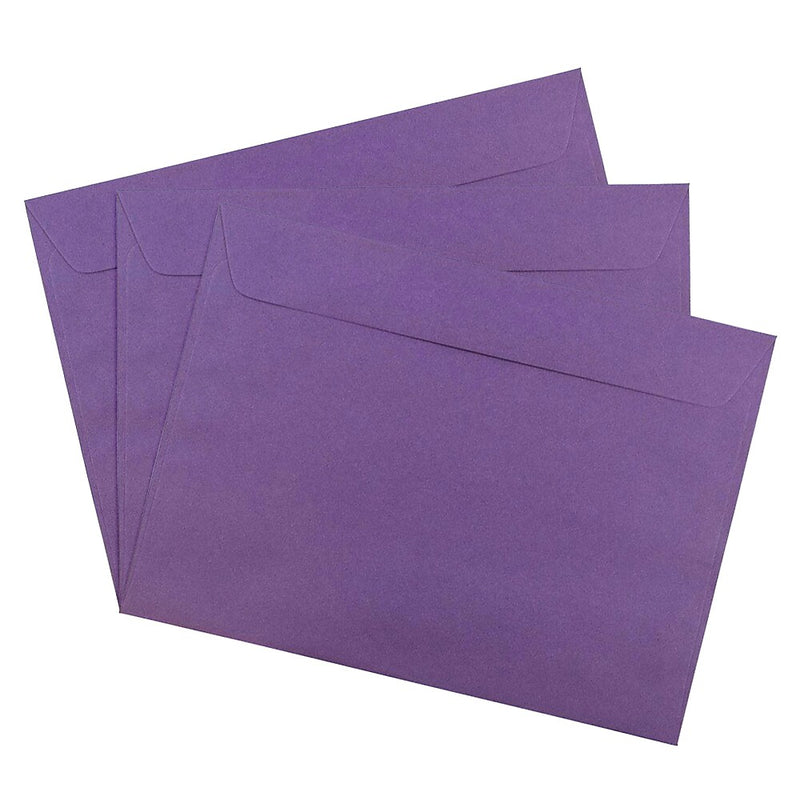 JAM Paper 9 x 12 Booklet Envelopes, Dark Purple, 25/Pack (572312532)