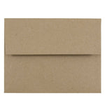 JAM Paper Kraft A2 Invitation Envelopes, 4.375 x 5.75, Brown Kraft Paper Bag, 25/Pack (LEKR600)
