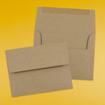 JAM Paper Kraft A2 Invitation Envelopes, 4.375 x 5.75, Brown Kraft Paper Bag, 25/Pack (LEKR600)