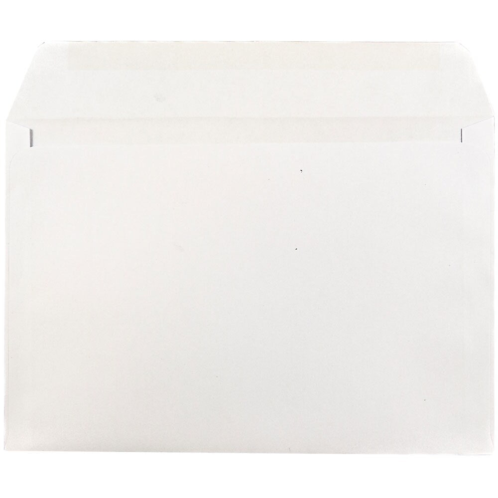 JAM Paper #7 1/2 Booklet Envelope, 10 1/2" x 7 1/2", White, 1000/Carton (4246B)