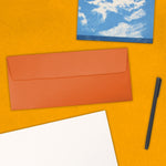 JAM Paper #10 Business Colored Envelopes, 4 1/8" x 9 1/2", Orange Recycled, Bulk 1000/Carton (15860B)