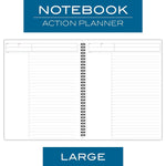 Cambridge 1-Subject Professional Notebooks, 8.5" x 11", Wide Ruled, 80 Sheets, Black (06064)