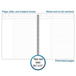 Cambridge 1-Subject Professional Notebooks, 8.5" x 11", Wide Ruled, 80 Sheets, Black (06064)