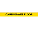 Queue Solutions WeatherMaster 250 19" Nylon Crowd Control Belt Barrier, Black/Yellow (WMR250B-YBCWF110)