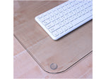 Floortex Glaciermat Glass Desk Pad, 24" x 19", Clear (FCDE1924G)