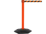 Queue Solutions WeatherMaster 250 2" Orange Nylon Crowd Control Belt Barrier, Red - NO ENTRY (WMR250O-RWN110)