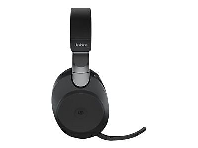 jabra Evolve2 85 MS Wireless Bluetooth Stereo Headset with Charging Stand, USB-C, MS Certified (28599-999-889)
