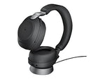 jabra Evolve2 85 MS Wireless Bluetooth Stereo Headset with Charging Stand, USB-C, MS Certified (28599-999-889)
