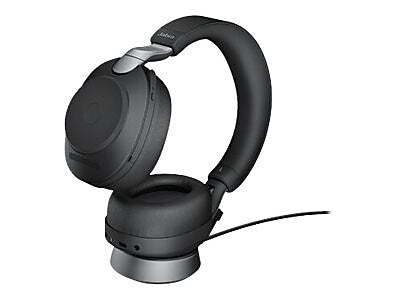 jabra Evolve2 85 UC Wireless Bluetooth Stereo Headset with Charging Stand, USB-A, UC Certified (28599-989-989)